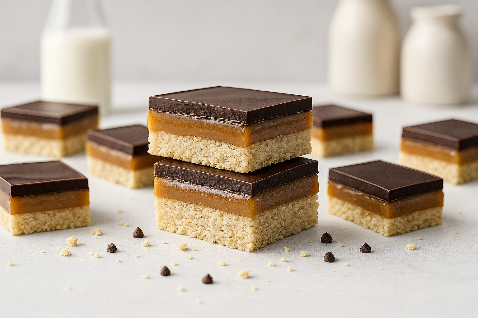 3-Layer Gluten Free Millionaire’s Shortbread