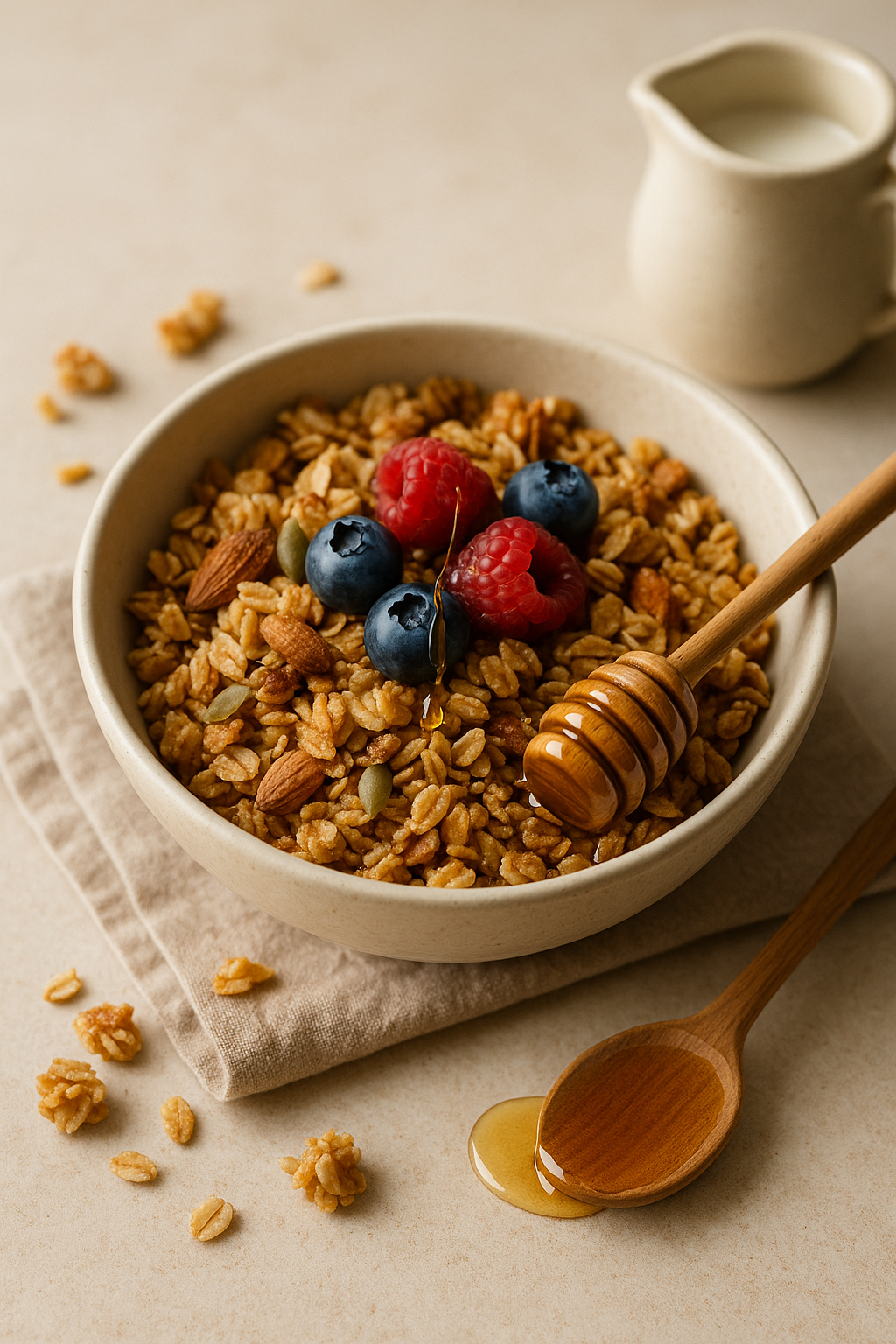 Easy Homemade Granola (Gluten Free) | Crunchy & Simple Recipe