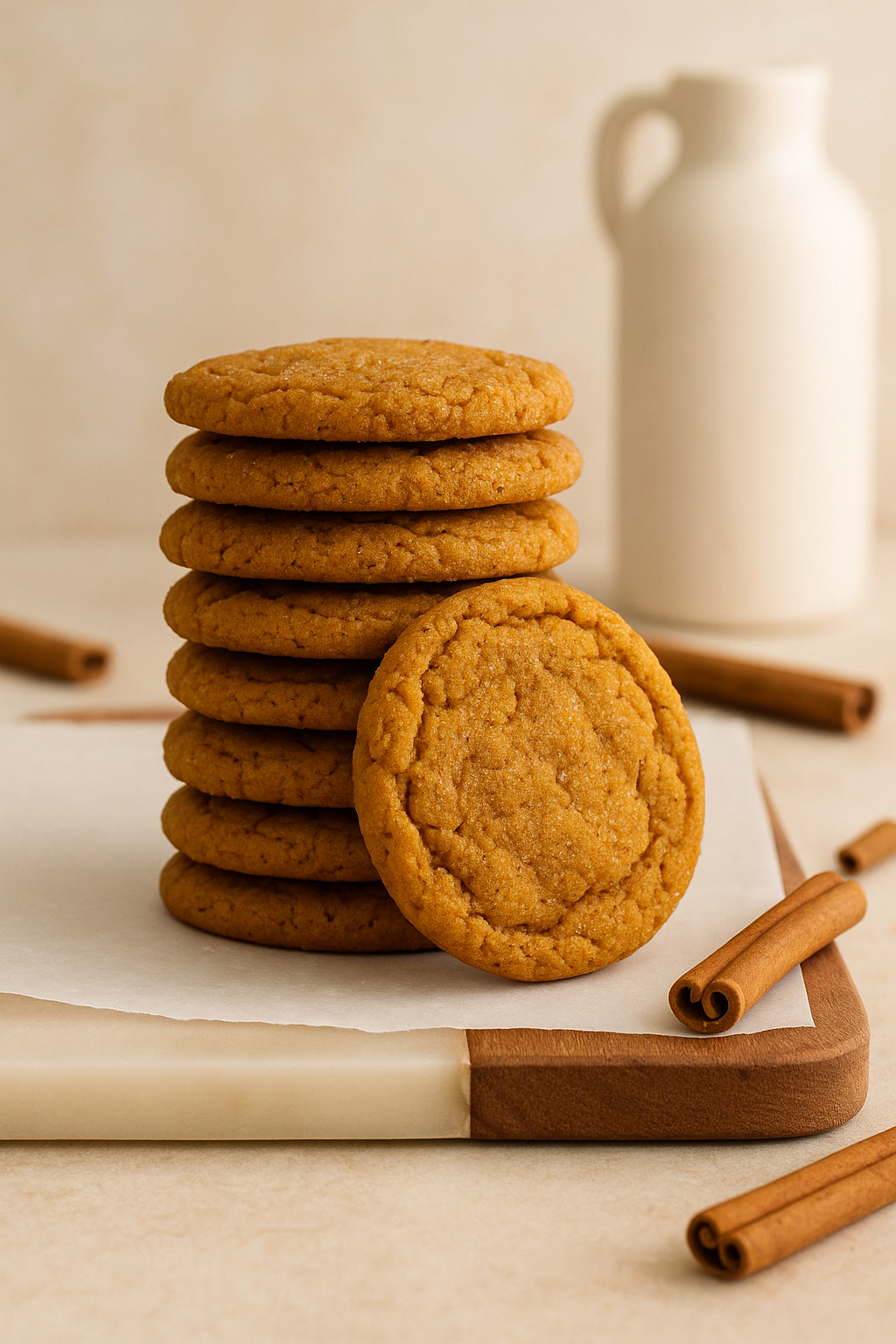 Chewy Gluten Free Pumpkin Snickerdoodles | Gf Snack