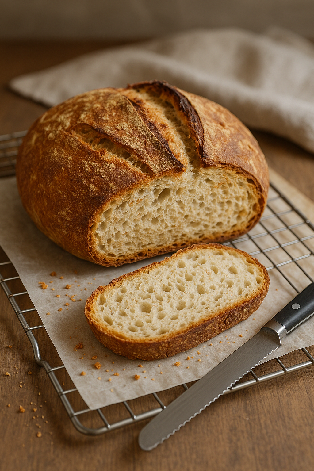 Gluten Free Sourdough Bread Recipe (Step by Step Guide)