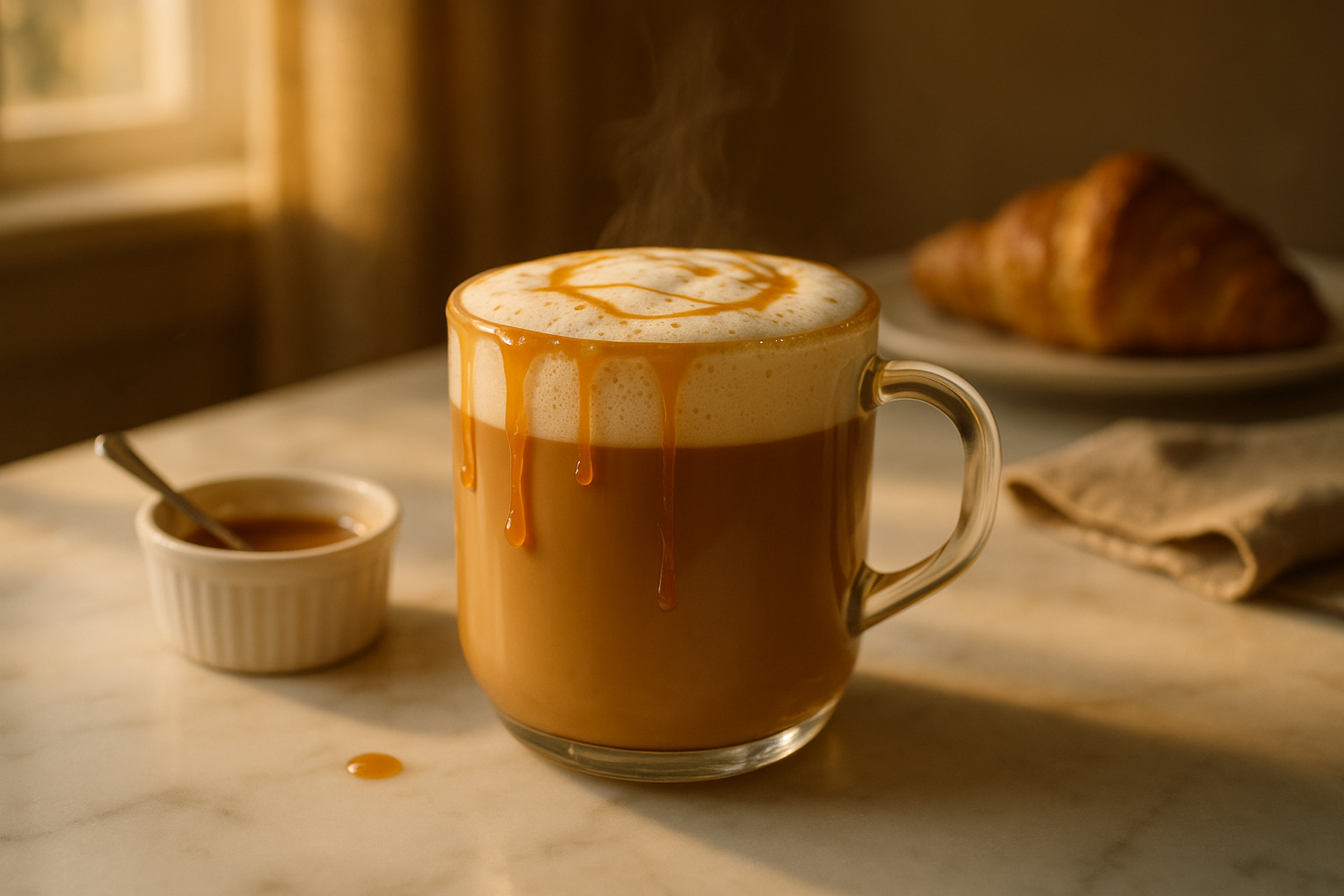 Homemade Caramel Latte
