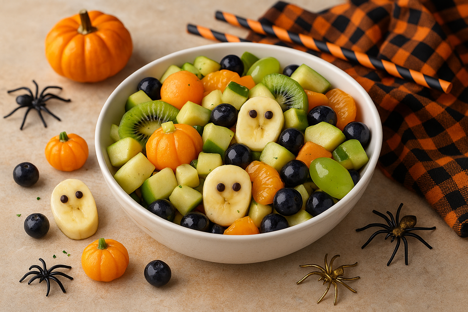 Halloween Fruit Salad (Fun, Healthy & Gluten Free!)