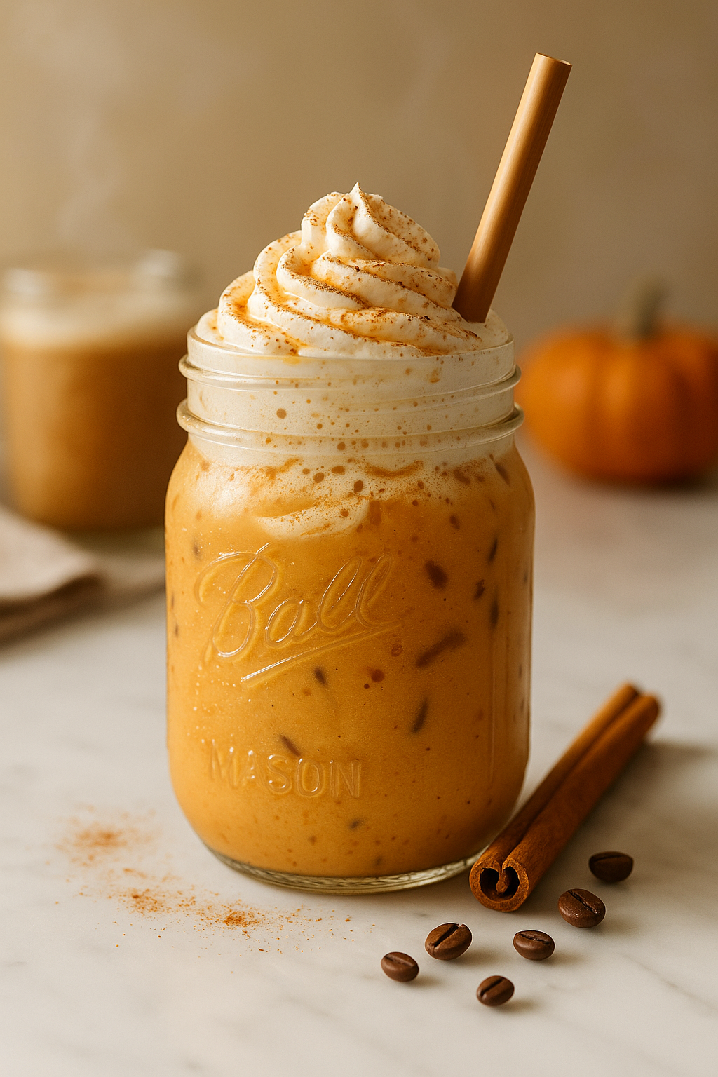 Gluten Free Iced Pumpkin Spice Latte