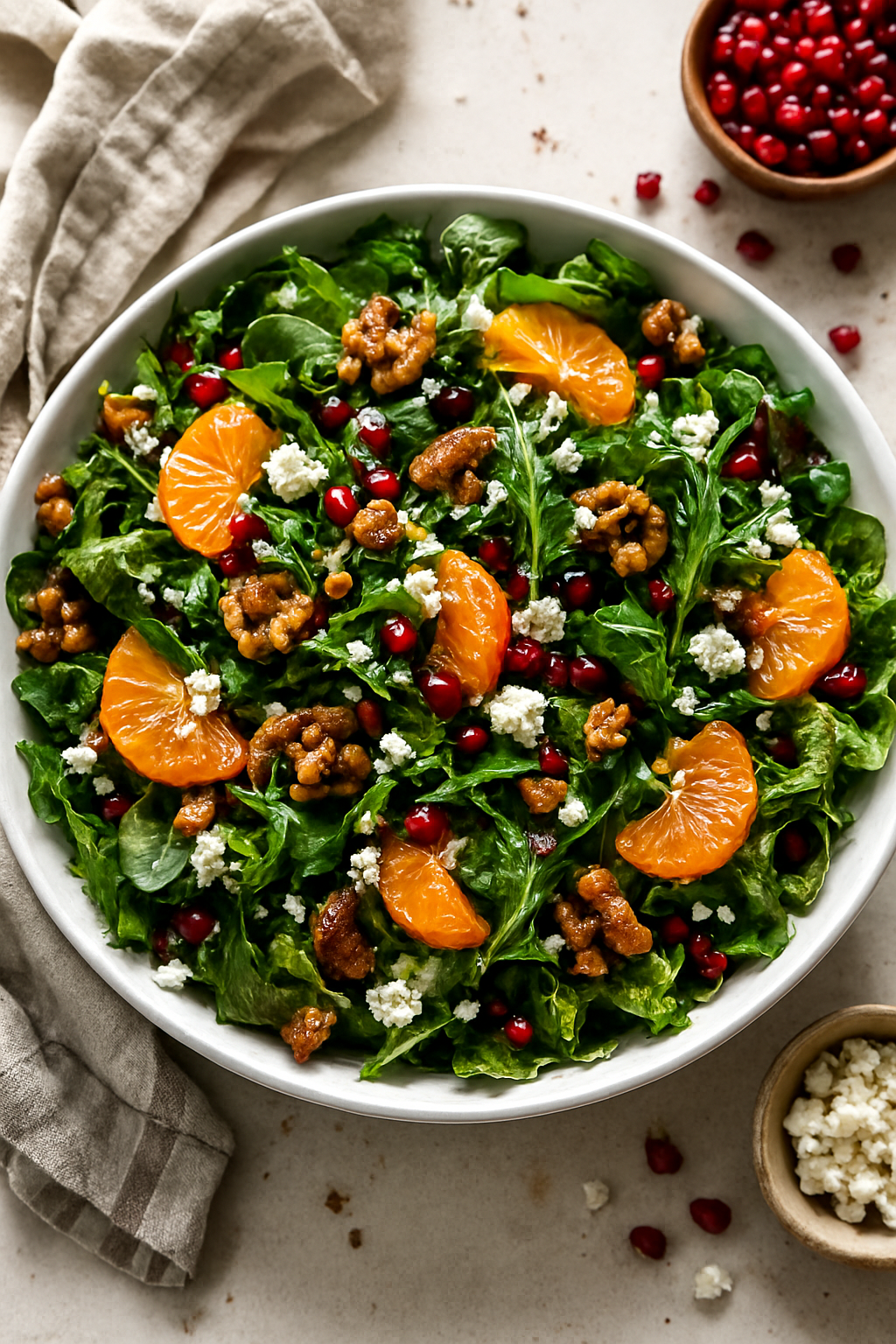 Thanksgiving Green Salad (Fresh, Easy & Gluten Free!)