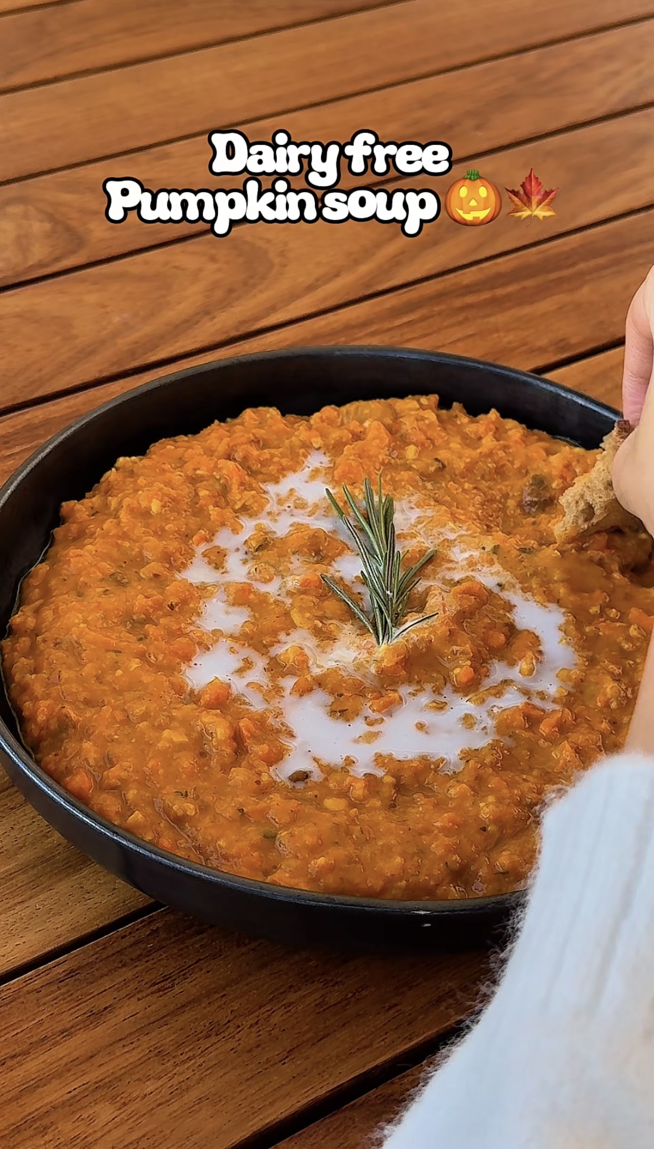 Dairy Free Pumpkin Soup | Creamy, Easy & Cozy Recipe