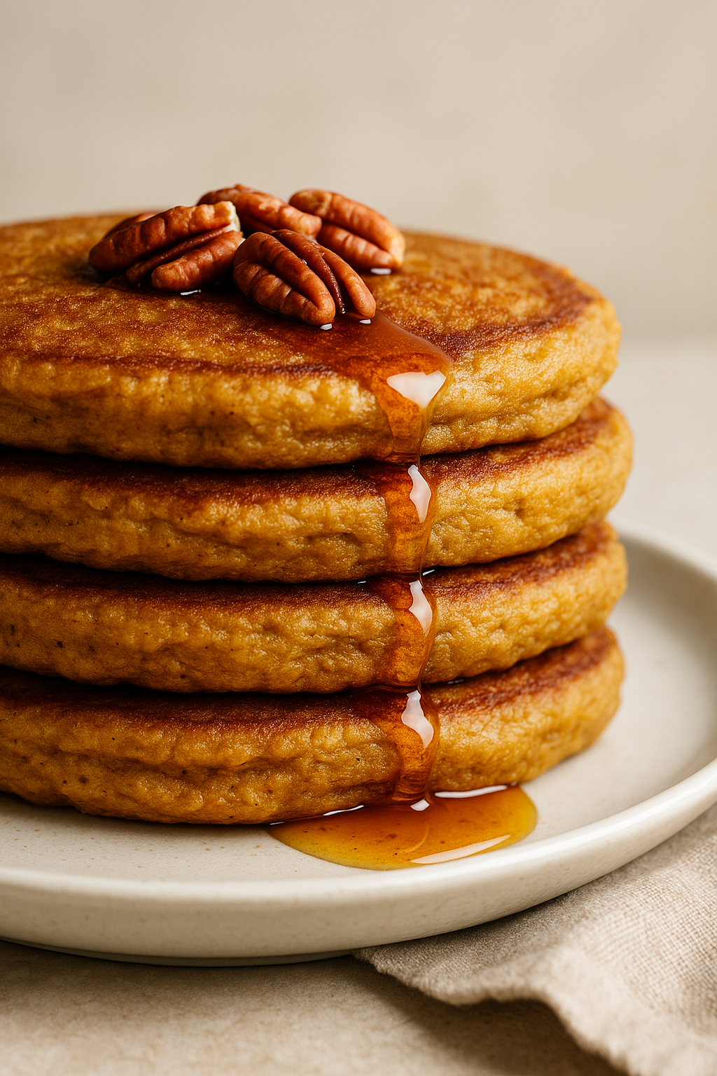 Gluten Free Pumpkin Pancakes | Fluffy, Cozy, and Easy